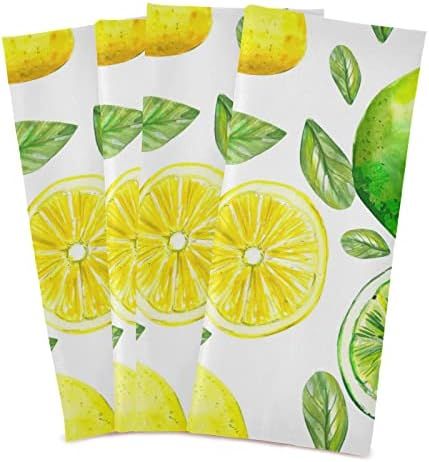 STAYTOP 4PCS Kitchen Dish Towels,Lime Lemon Super Soft and Rapid Drying Kitchen Towels,Multifunction | Amazon (US)