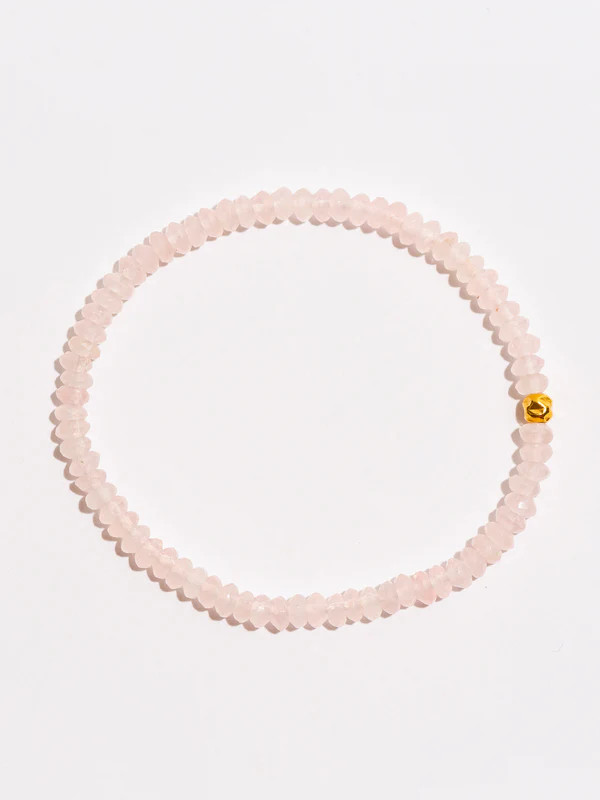 Rock Solid Rose Quartz Bracelet | Narrative Jewelry