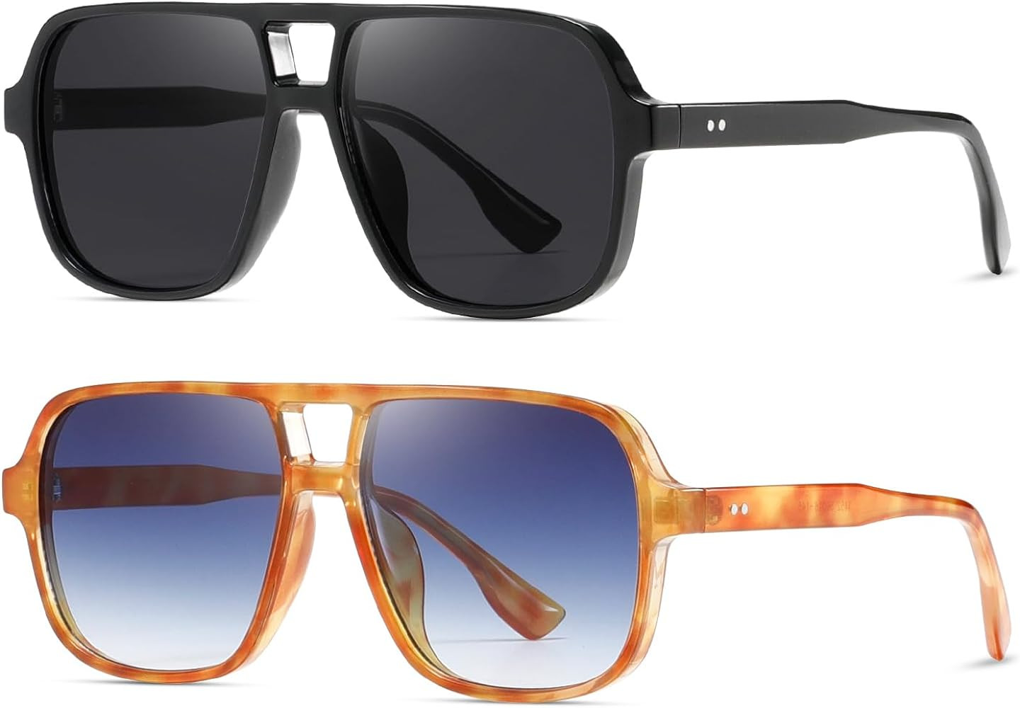 kimorn Sunglasses Womens Men Trendy Retro Sun Glasses Oversize Square Frame Shades K1650 | Amazon (US)