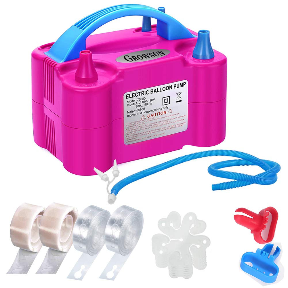 Growsun Balloon Pump Electric 110V 600W Balloon Garland Arch Kit Air Blower Inflator for Party Ba... | Amazon (US)