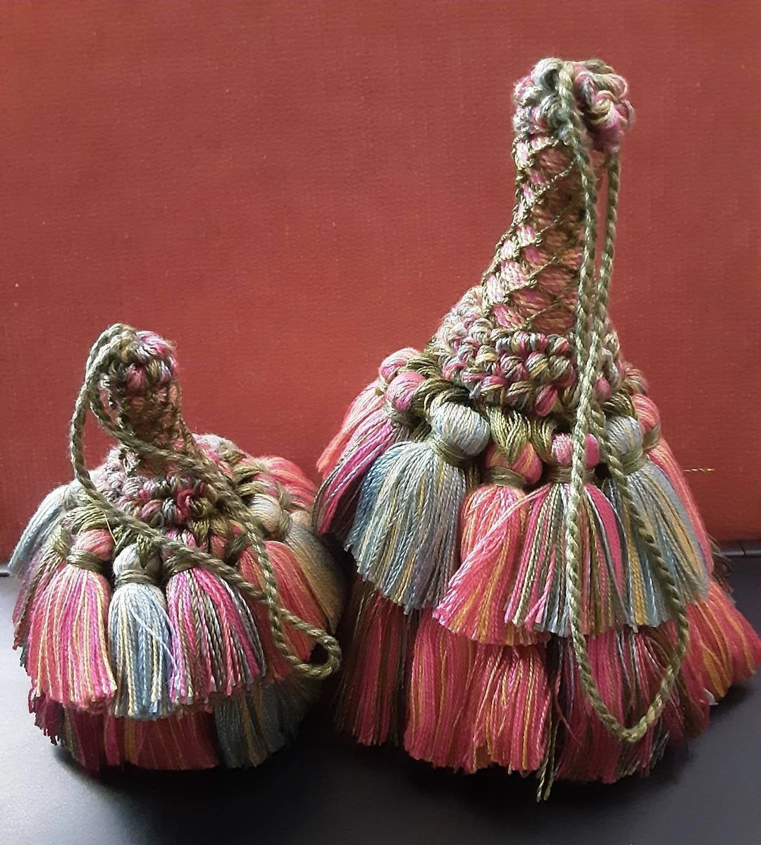 Pastel Tassel, Made in Italy, Cotton Bouillon Vintage, 5 & 3 Inch Tassels - Etsy | Etsy (US)