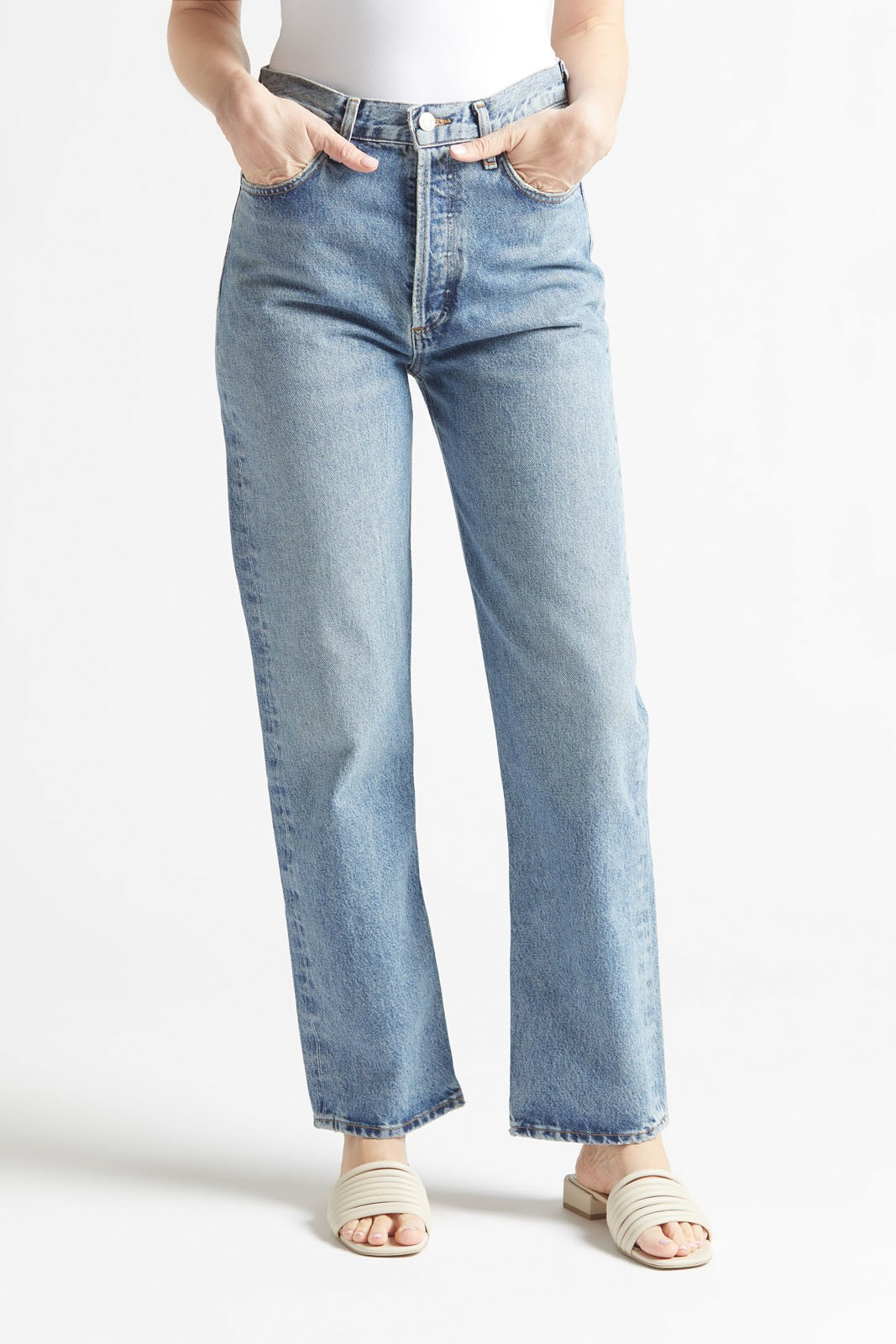 AGOLDE 90's Pinch Waist High Rise Straight | EVEREVE | Evereve