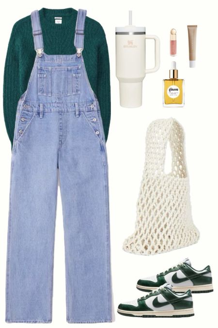 Neutrals Outfit, Business Casual Outfit, Neutrals Fashion, Winter Outfit, Winter Fashion, Modest Outfits, Modest Fashion, Minimalist Fashion, 2024 Outfit Inspo, Valentines Aesthetic, Valentines Outfit, Valentines Fashion, aesthetic outfits, Overalls Outfit, Styling Overalls, Green Nike Dunks

#LTKplussize #LTKstyletip #LTKmidsize