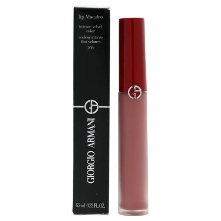 Giorgio Armani Lip Maestro Intense Velvet Color - 204 Nuda, 0.22 oz Lip Gloss | Walmart (US)