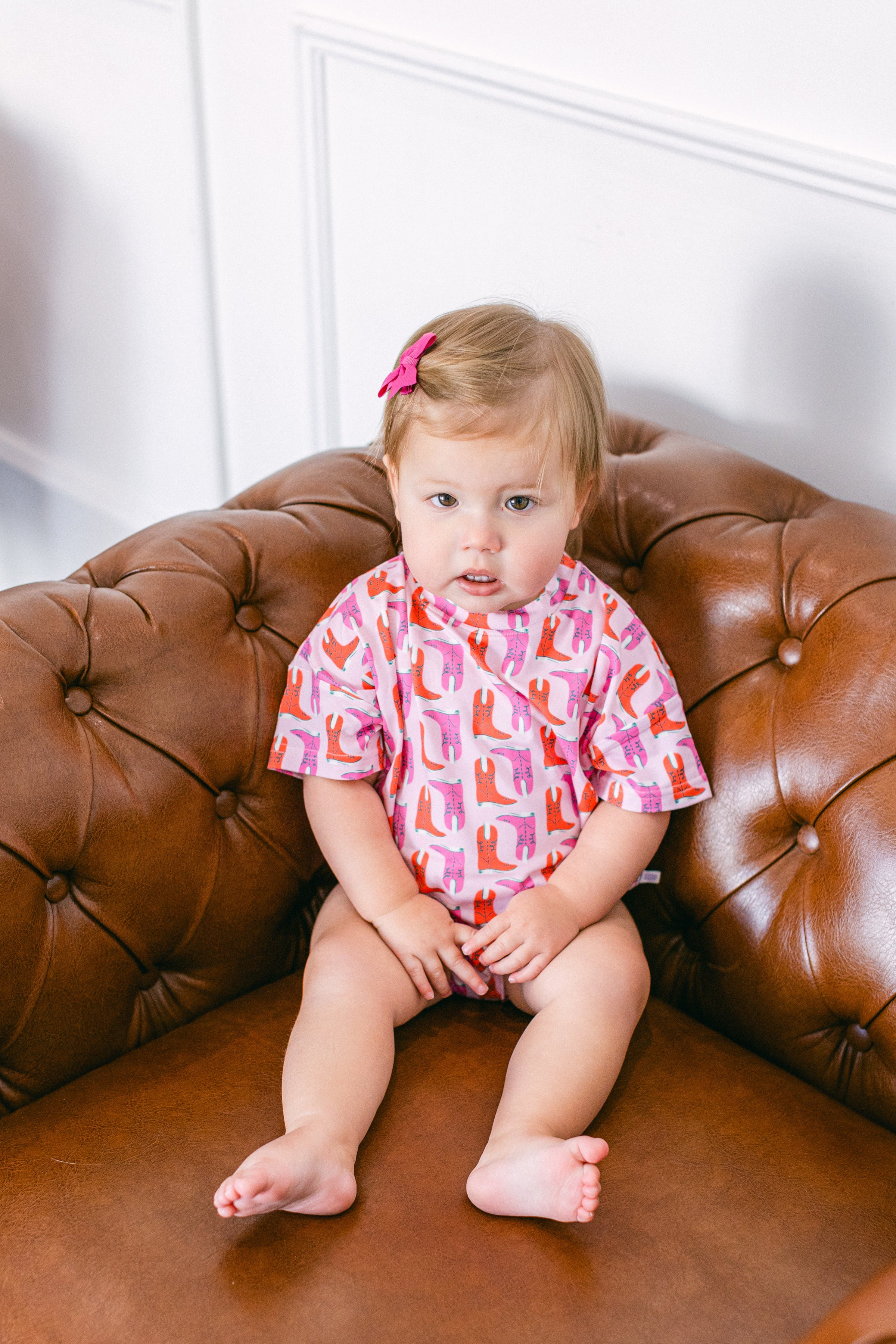 Pink Boots T-Shirt Bubble | Poppy Kids Co