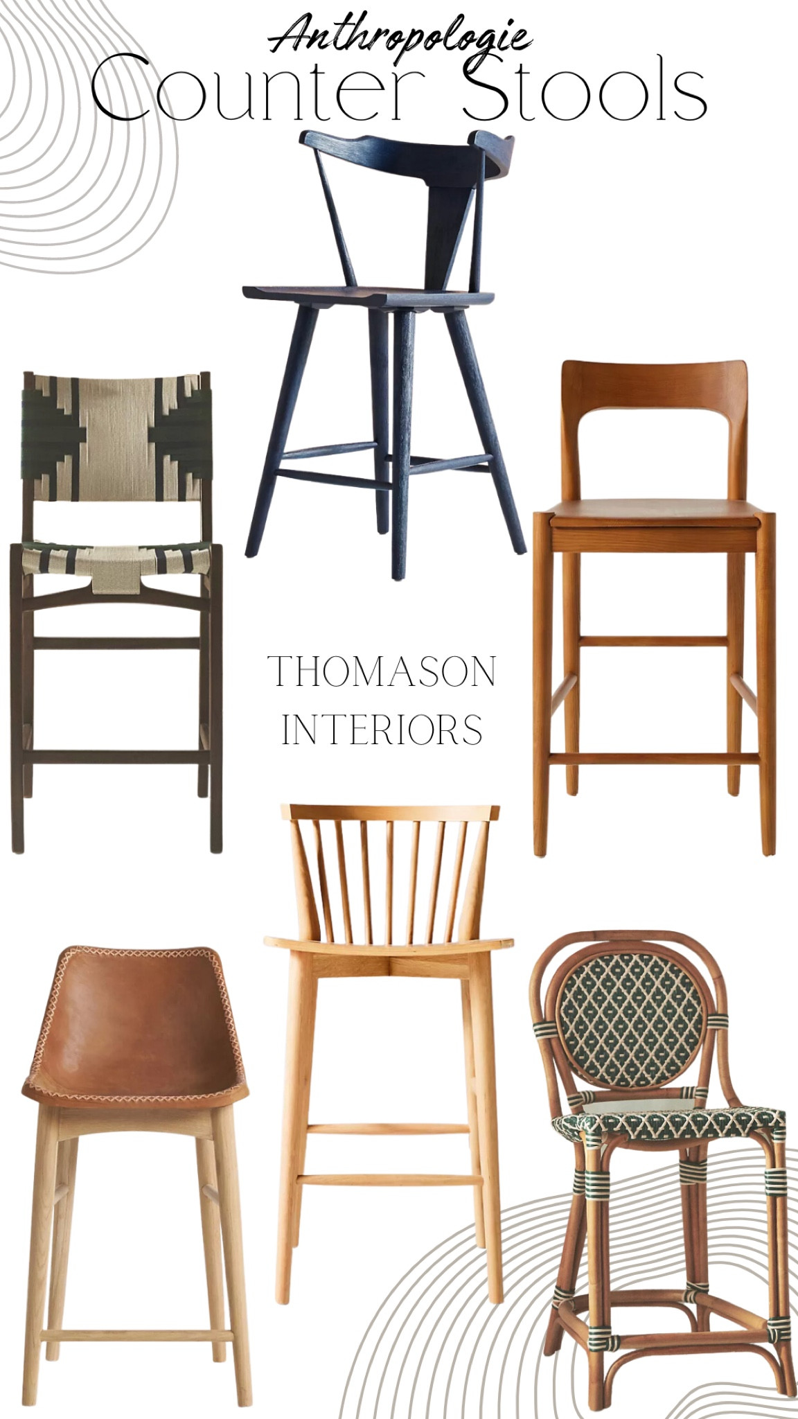 Anthropologie counter stools😍 #makeyourspacebeautiful 

#LTKstyletip #LTKhome #LTKxAnthro