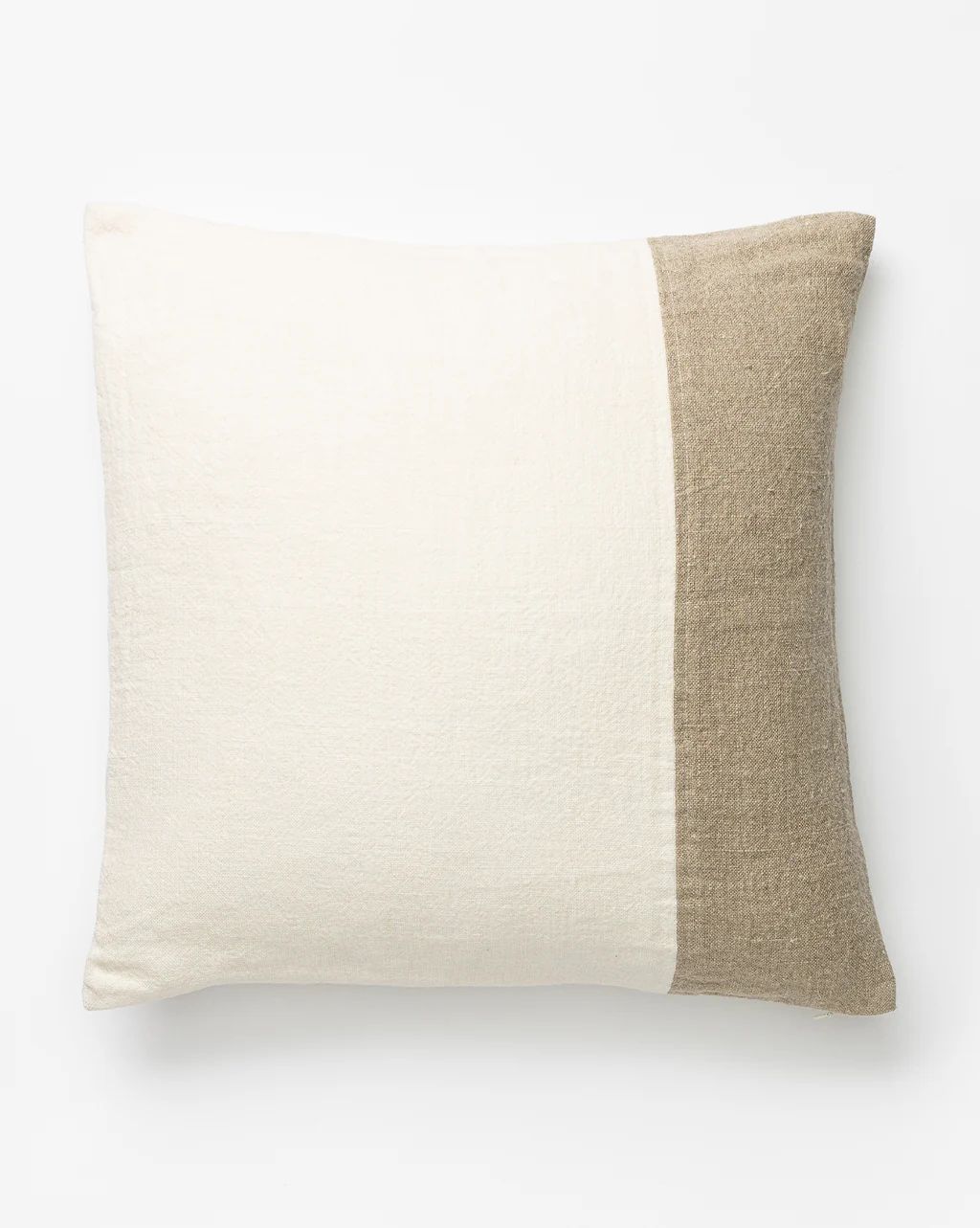 Gina Patched Linen Pillow Cover | McGee & Co.