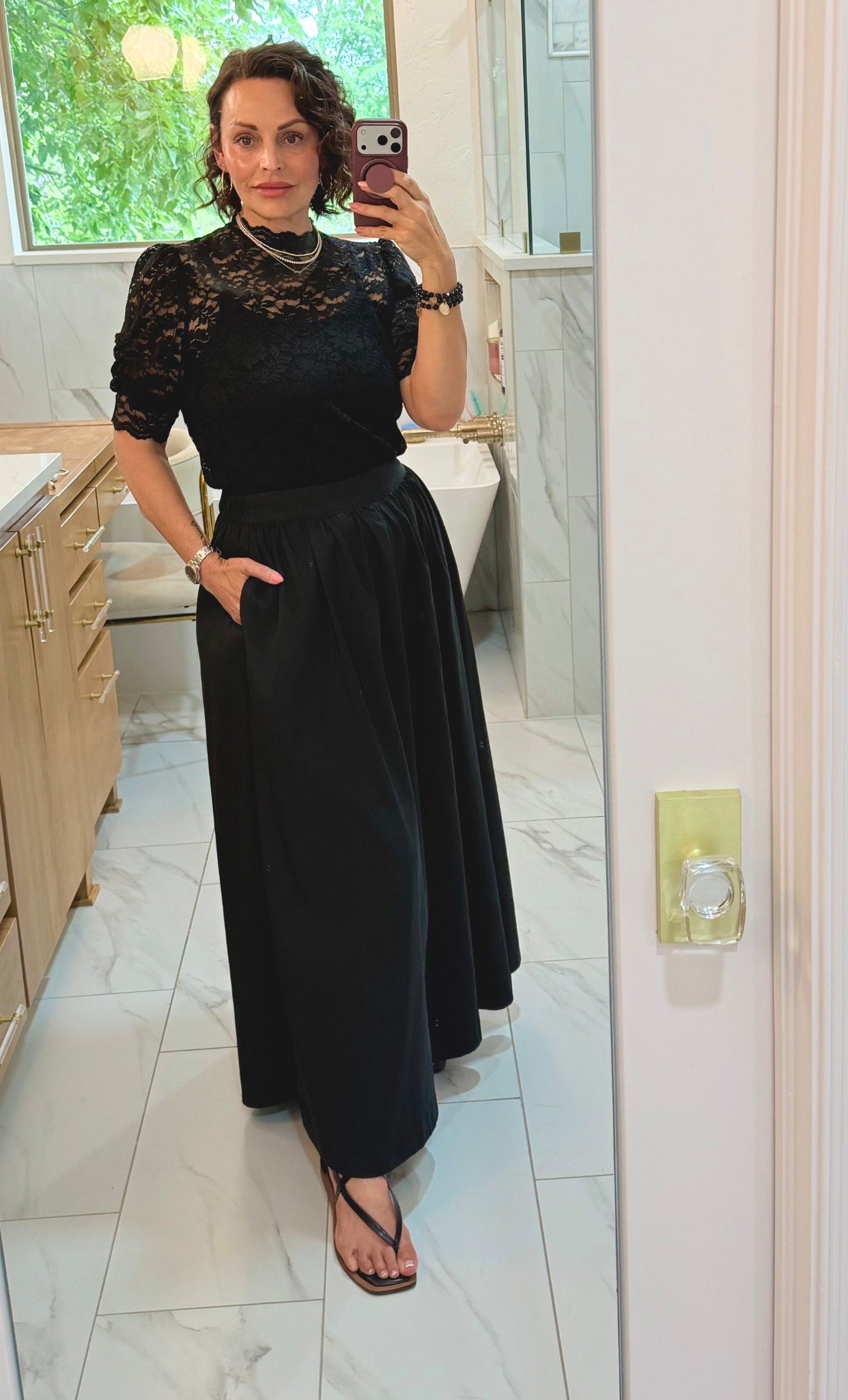 Black on black. Classic  

#LTKOver40 #LTKMothersDay #LTKootd