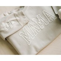 Gift For Mom - Personalized Mama Sweatshirt With Kids Names On Sleeve Mothers Day #ed02 | Etsy (US)