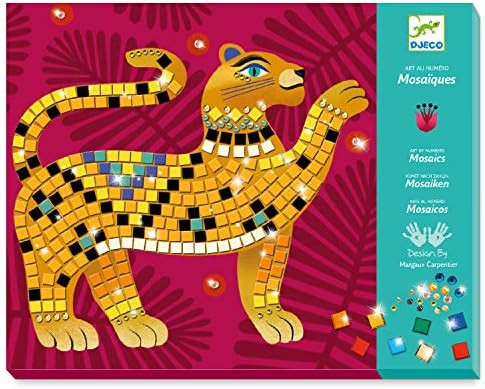 DJECO Deep in The Jungle Sticker and Jewel Mosaic Craft Kit | Amazon (US)