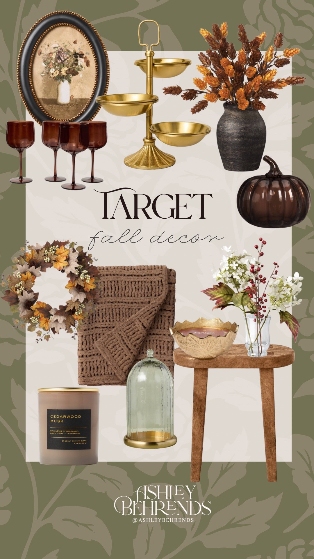How stunning are these latest fall home finds from @Target?! These artificial flowers and this wreath both look realistic and are super affordable. This little accent table is the prettiest natural wooden color and these wine glasses would be gorgeous for girls night in. 
Fall home finds, fall candles, cozy fall blanket

#LTKPlusSize #LTKSeasonal #LTKHome