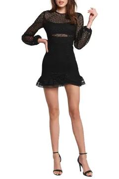 Savannah Long Sleeve Lace Minidress | Nordstrom