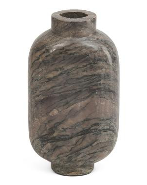 9x5 Solid Marble Levanto Contemporary Vase | TJ Maxx