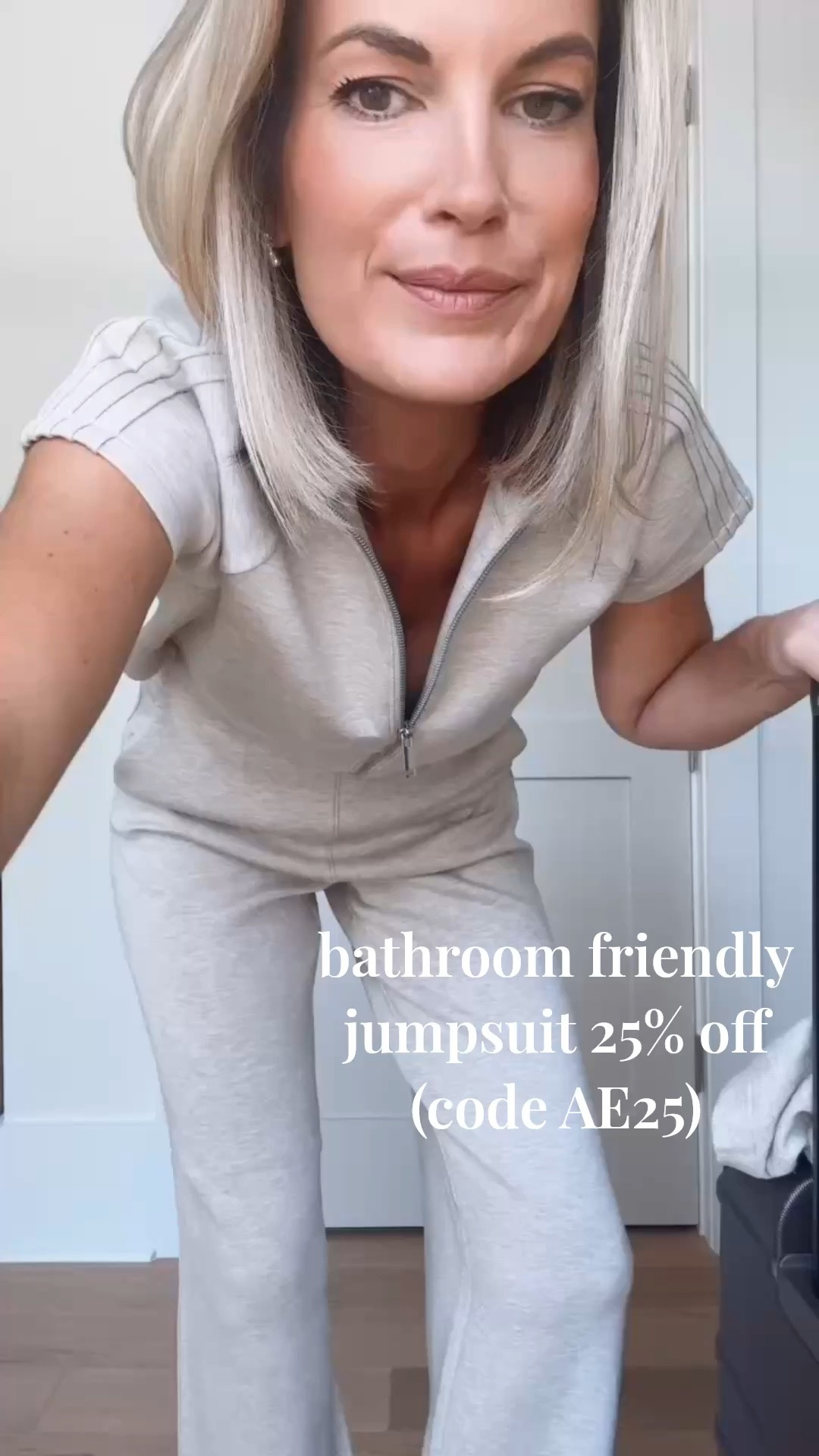 I am 5’11” in small tall.  Bathroom friendly jumpsuit. 25% off today with code AE25.

#LTKSaleAlert #LTKTravel #LTKTall