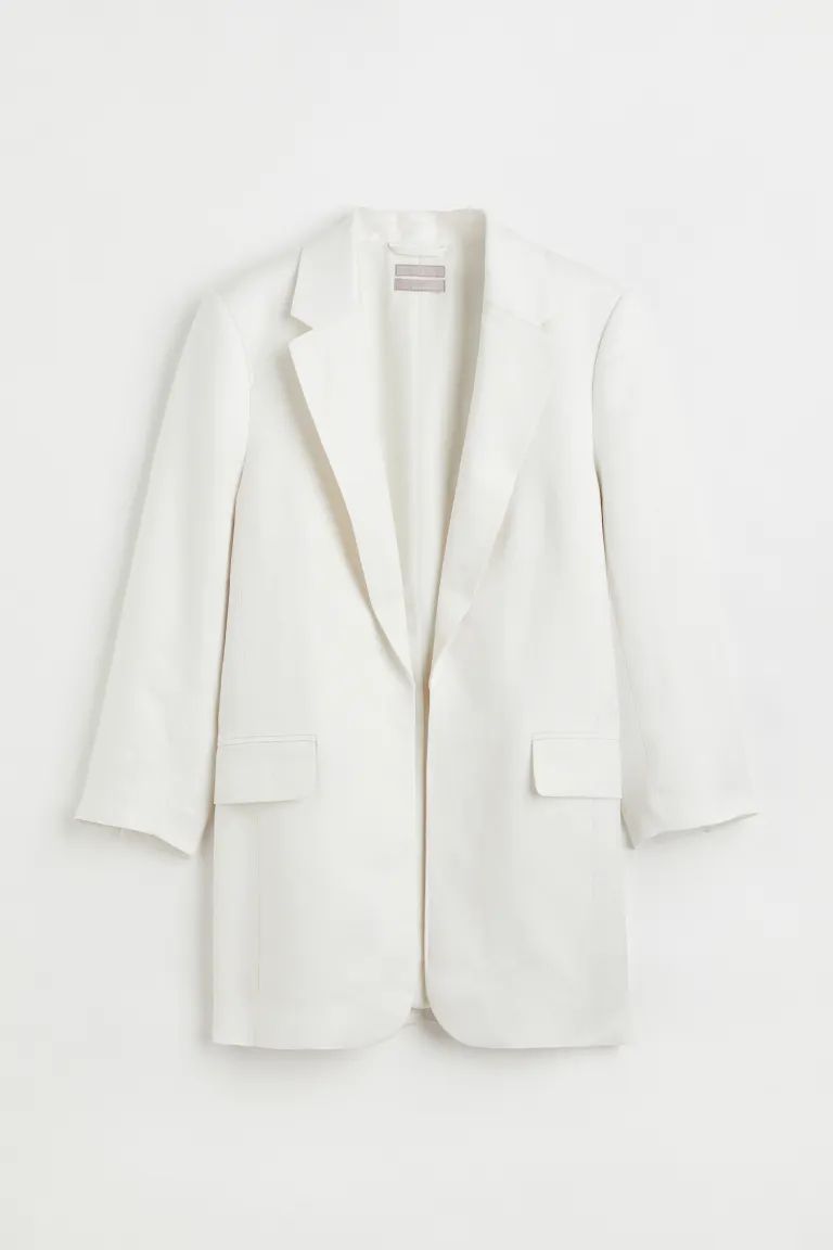 Linen-blend Jacket | H&M (US + CA)