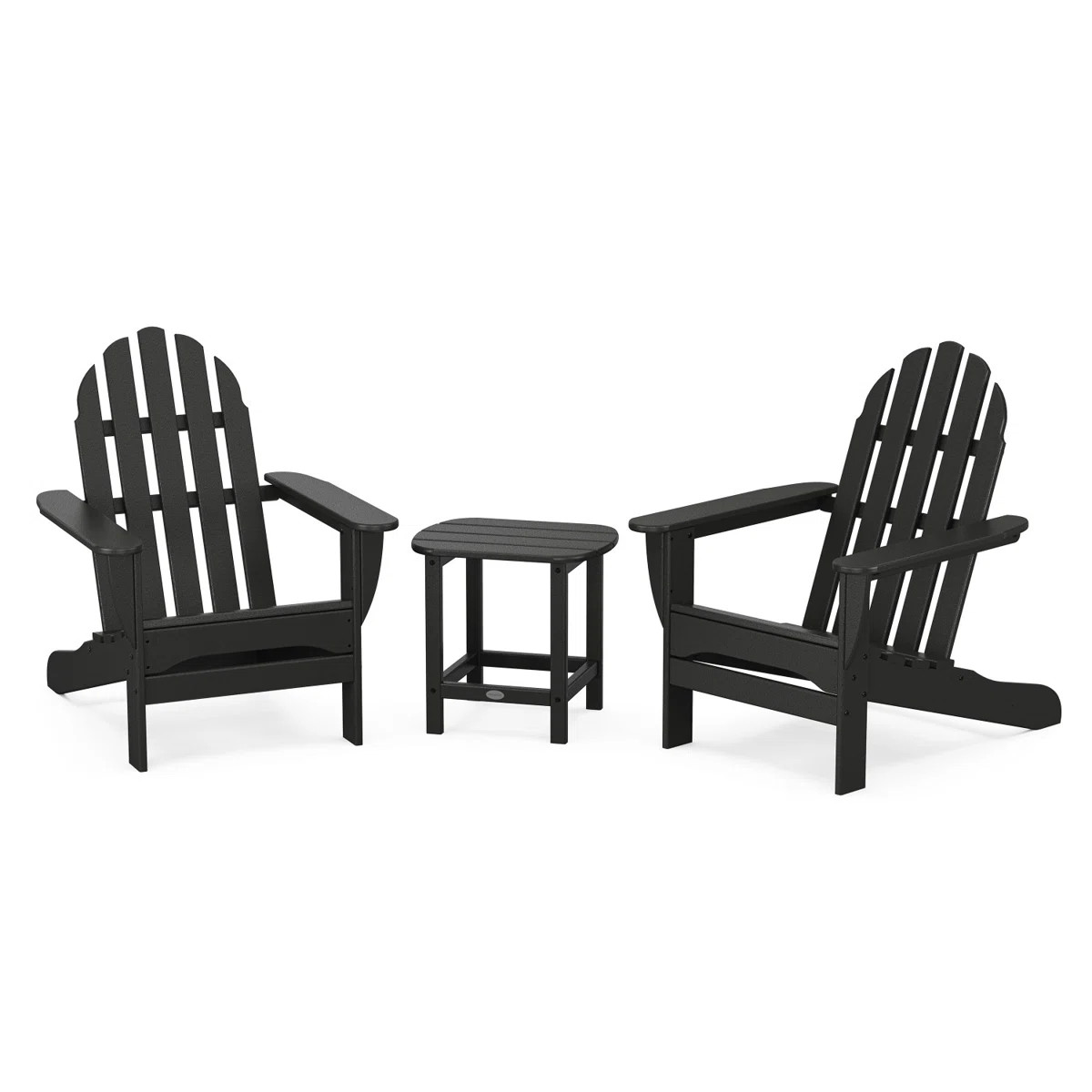 Classic Adirondack 3-Piece Set with South Beach 18" Side Table | Wayfair North America