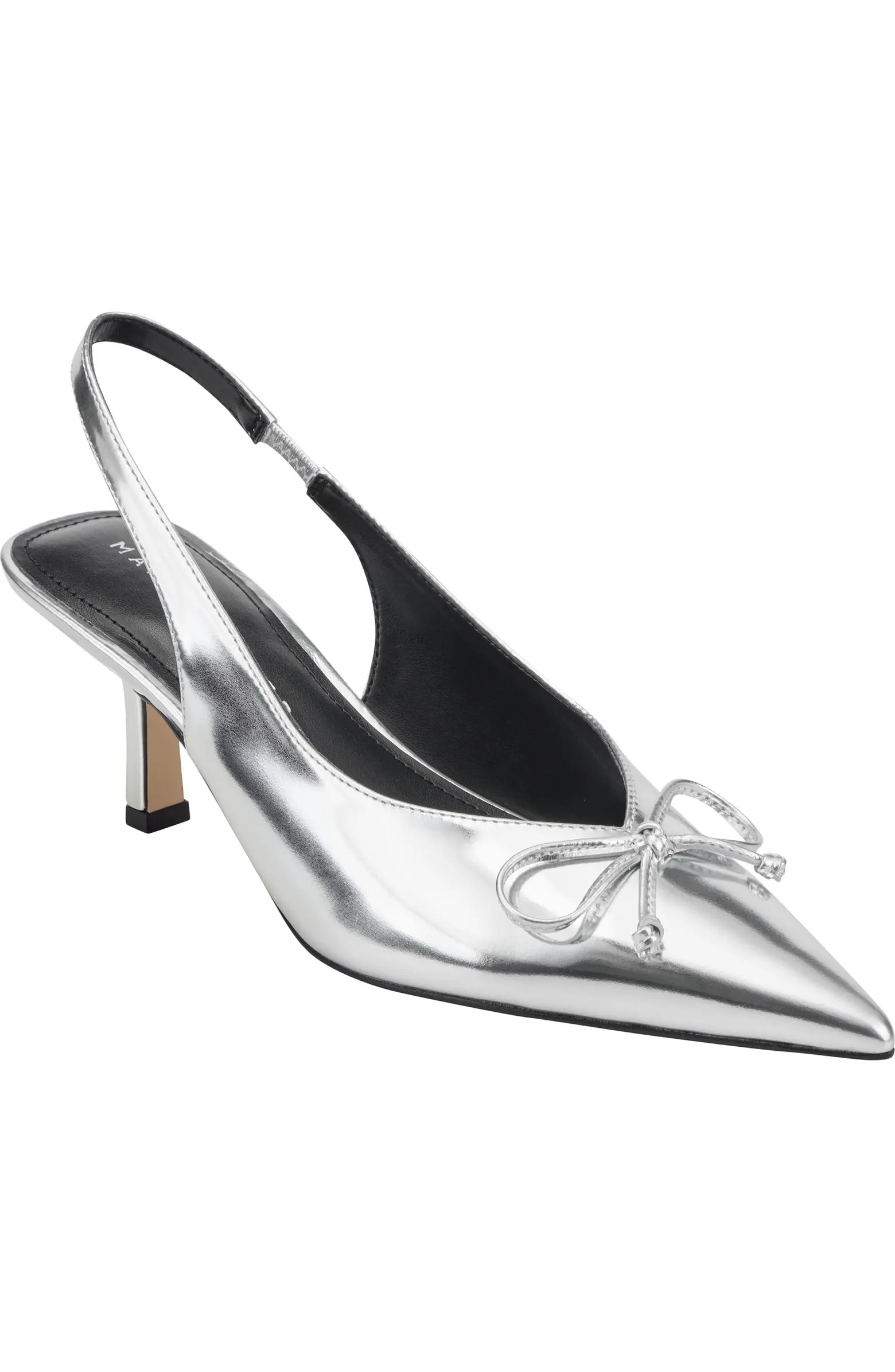 Gretel Slingback Pointed Toe Bow Pump (Women) | Nordstrom