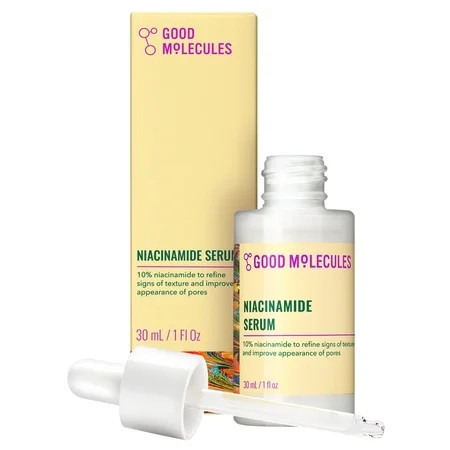 Good Molecules Niacinamide Serum - 10% Niacinamide to Target Blemishes Nourishment & Skin Tone Brightening Skincare for Face 1 fl oz | Walmart (US)