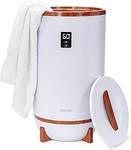 Serenelife Single Touch Towel and Blanket Warmer with Fragrant Disc Holder and LED Ring Red, Perf... | Amazon (US)