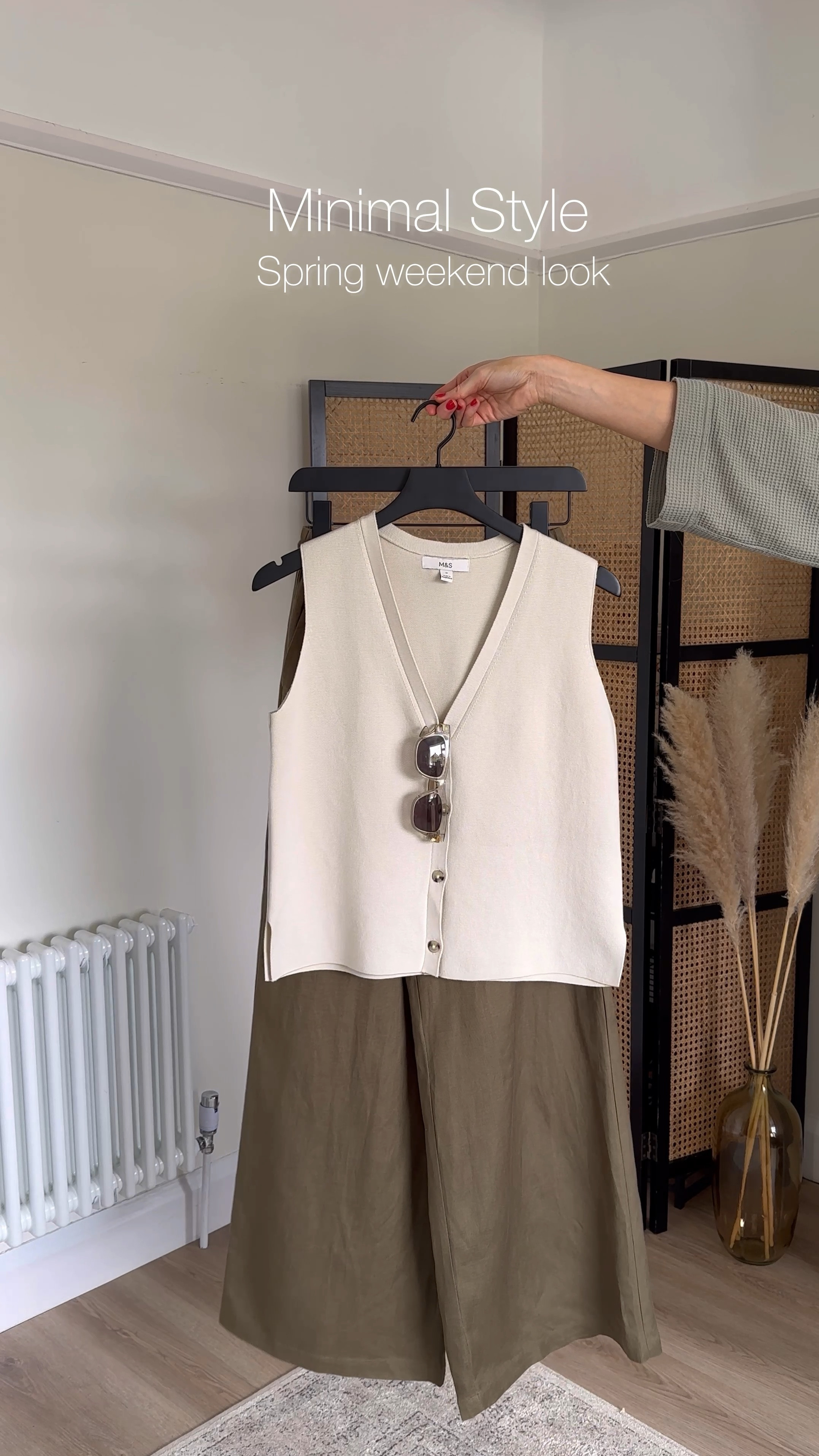 Day 10 of my 30 outfits in 30 days

Wearing…

A medium in the M&S COLLECTION Cotton Rich V-Neck Knitted Waistcoat
I sized up for a more relaxed fit

Warehouse Linen Wide Leg Trousers, khaki green 
I’m wearing the size 8 and Im 5ft 6
Not suitable for anyone shorter than me in height so I’ve linked a similar petite version 

Isabel Marant basket bag via Coggles
EMILY25 for 25% off!

Hermes Chypre sandals, dupes linked

Monica Vinader x Kate Young bangle and ring

Missoma earrings 

Bottega sunglasses

Spring outfiit, linen trousers, waistcoat styling

#LTKspring #LTKuk #LTKeurope