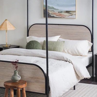 Anzori Metal Canopy Bed | Wayfair North America