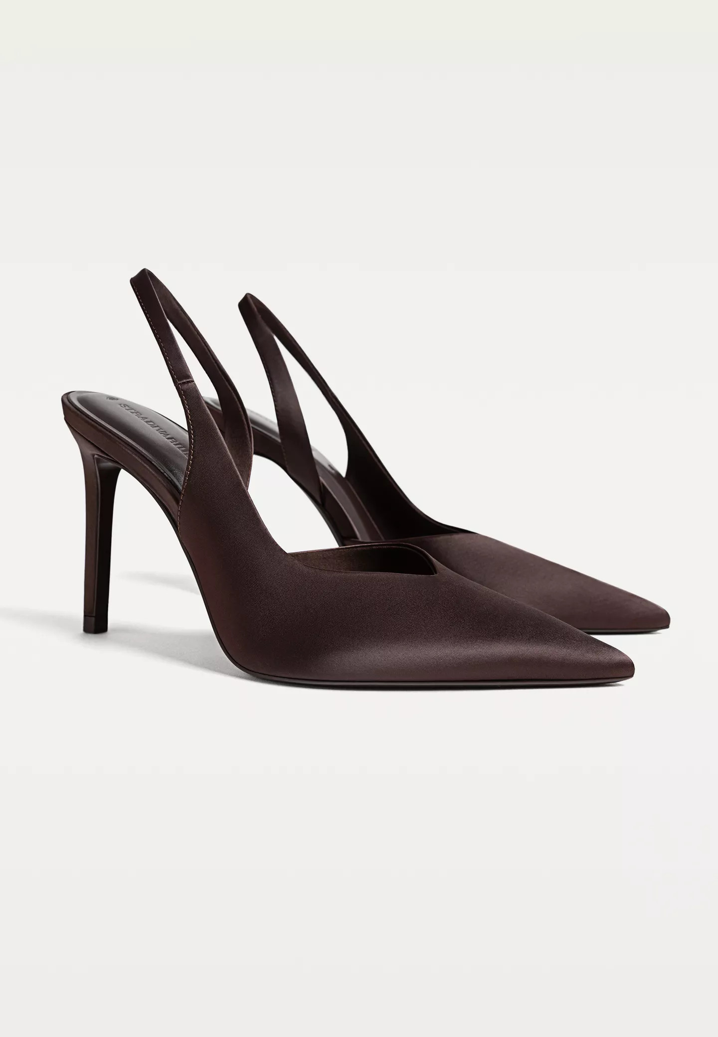 Satin-effect high-heel shoes - Women's fashion | Stradivarius United Kingdom | Stradivarius (UK)