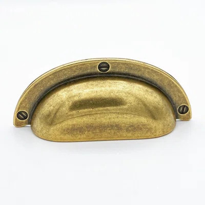 Cup Drawer Pulls "Amalfi" In Antique Brass | Wayfair North America