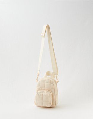 Aerie Quilted Mini Crossbody Backpack | Aerie