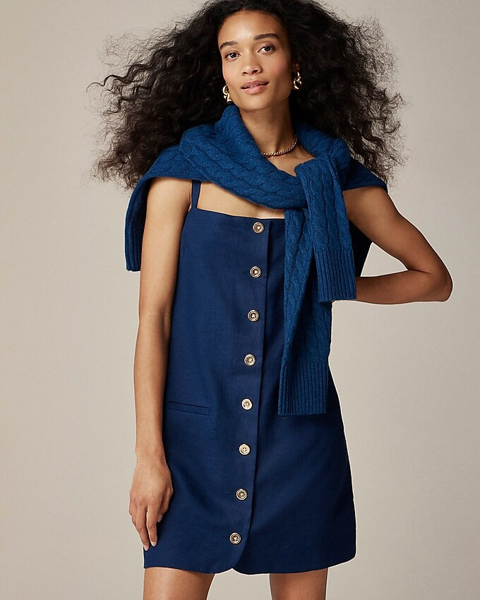 Claudia dress in linen | J. Crew US