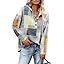 RUMIA Womens Tops V Neck Sweatshirt for Women Pullover Fall Outfits Loose | Amazon (US)