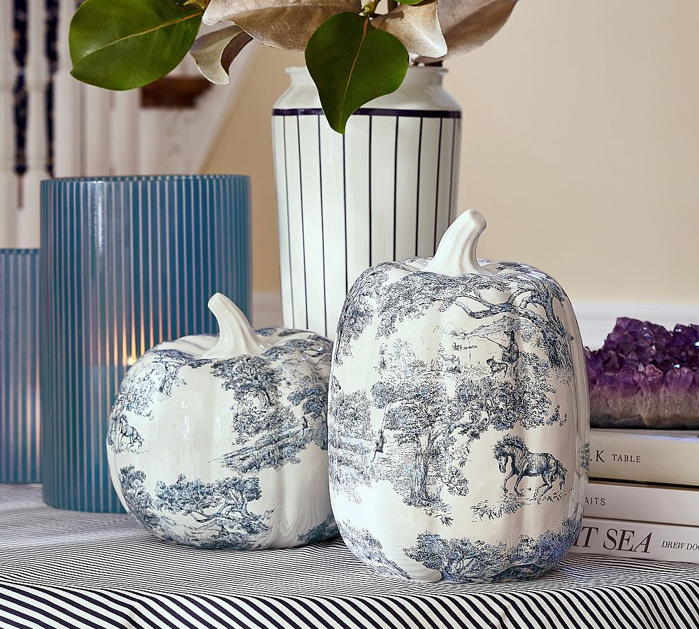 Brandon Maxwell Groveland Ceramic Pumpkin | Pottery Barn (US)