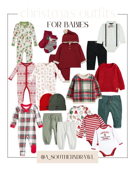 Baby Christmas - holiday outfits for baby - Christmas clothes for baby - baby Christmas photos outfits - red baby beanie - green baby beanie - Christmas baby socks 

#LTKbaby #LTKHoliday #LTKfamily