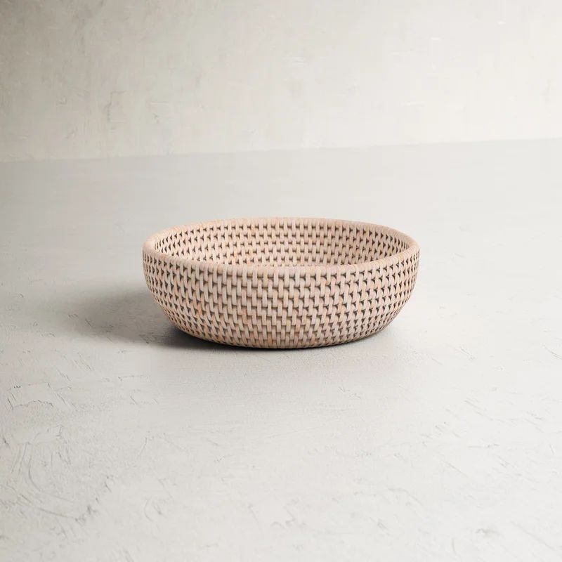 Camden Handmade Wicker/Rattan Decorative Bowl 1 | Wayfair North America