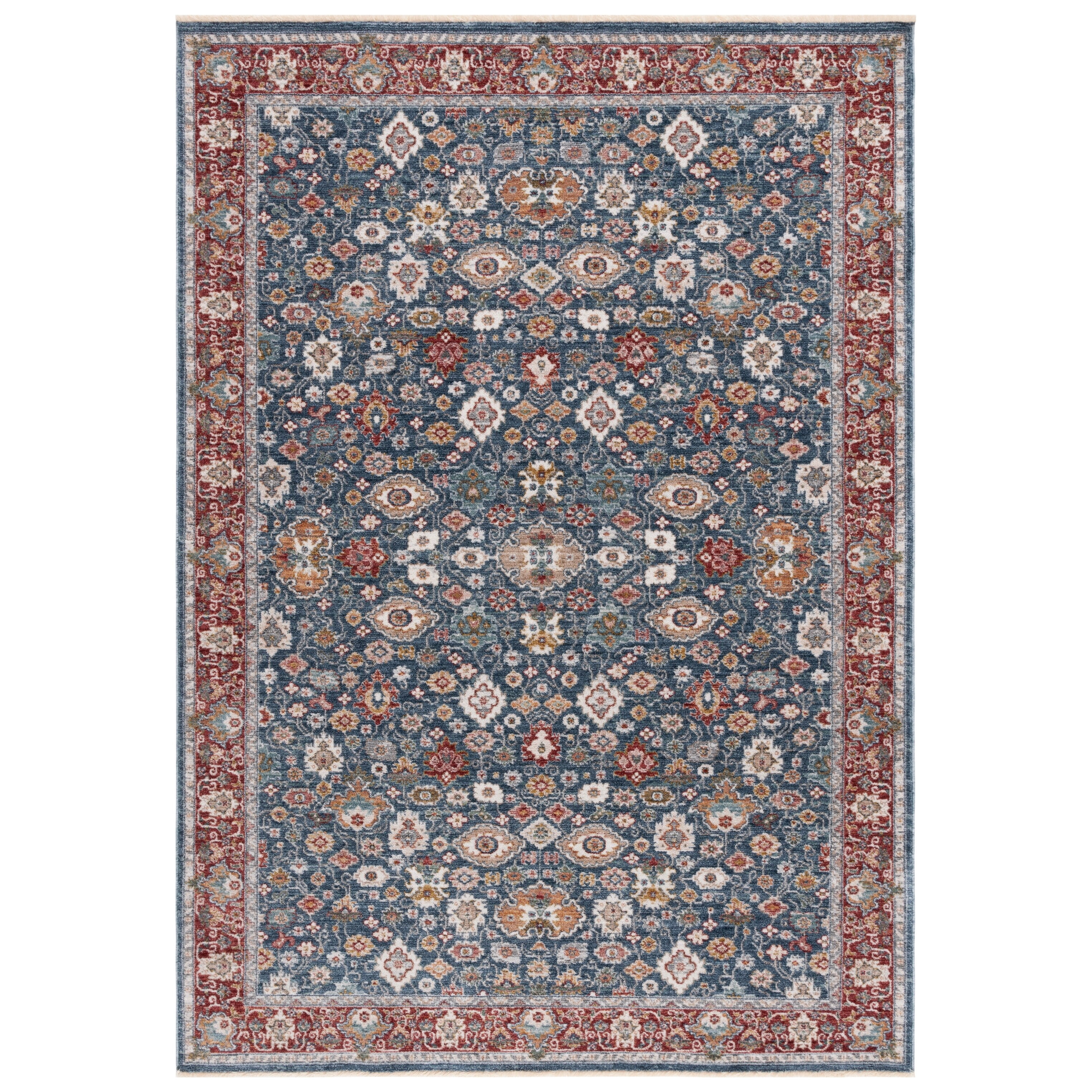 Safavieh  Lauren Ralph Lauren Bernardica Rug 4' x 6' - Blue/Red | Walmart (US)