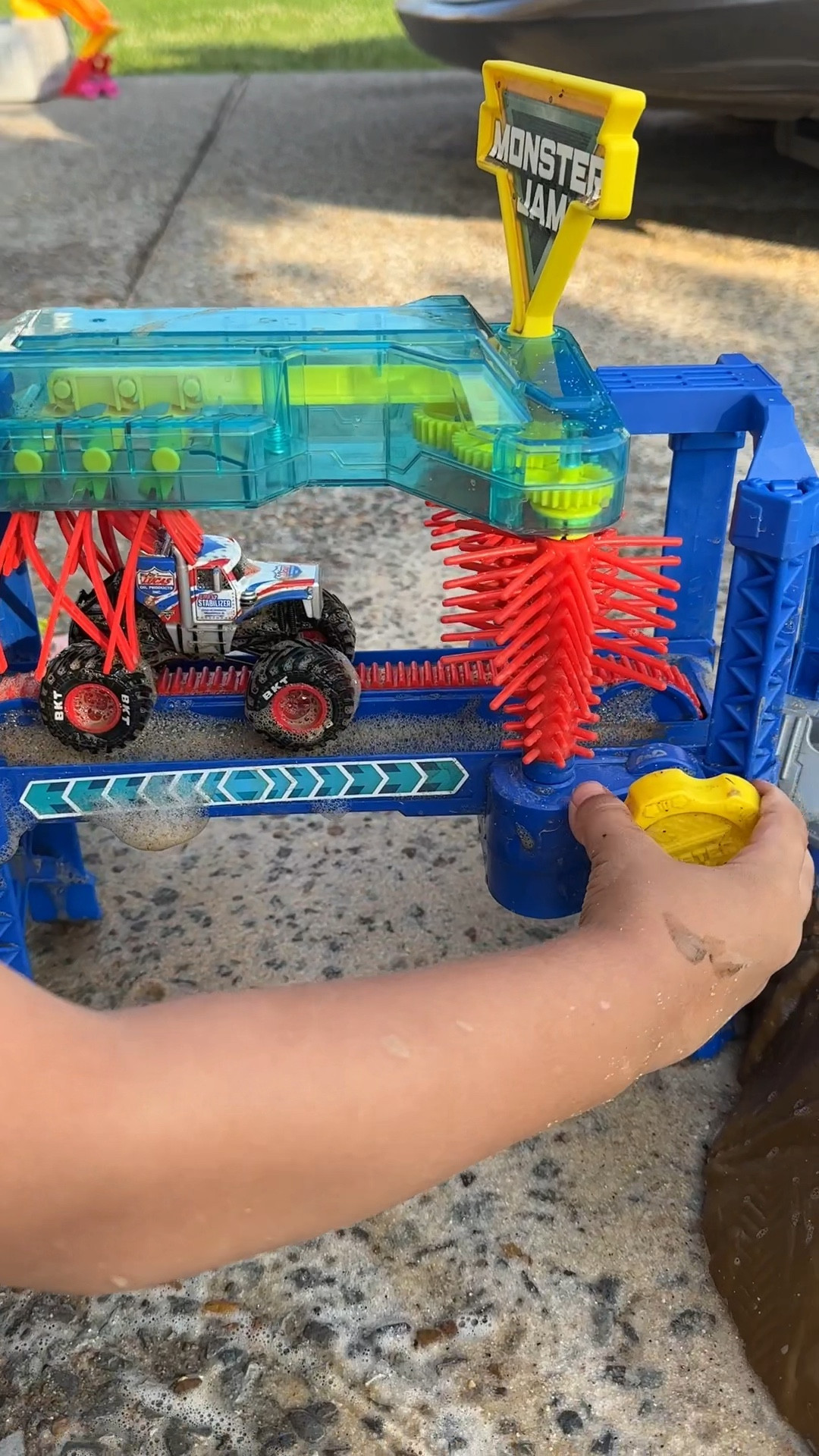 monster jam car wash 