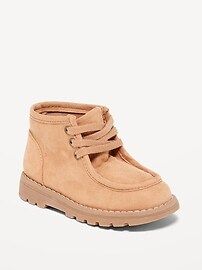 Unisex Faux-Suede Ankle Boots for Toddler | Old Navy (US)