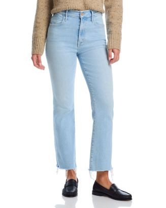 Lil' Hustler High Rise Cropped Flared Jeans in Ball in Your Court | Bloomingdale's (AU)