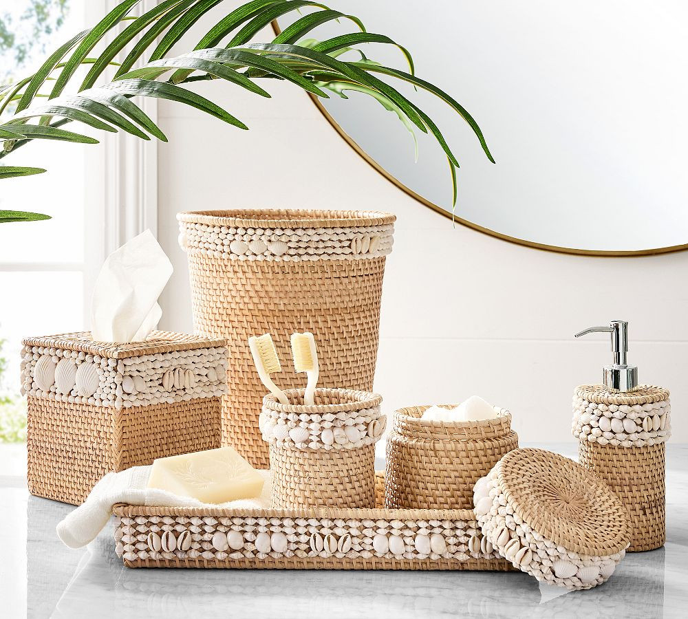 Tava Shell Bath Accessories | Pottery Barn (US)