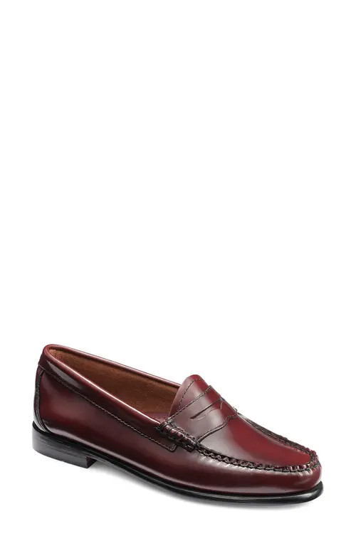 G.H.BASS Whitney Leather Loafer in Wine at Nordstrom, Size 6 | Nordstrom