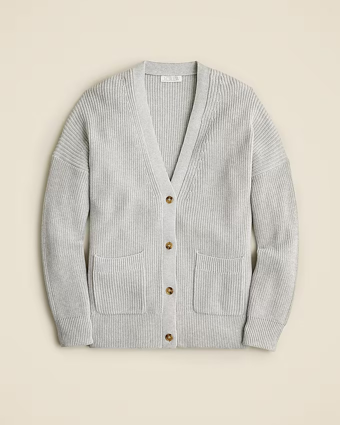V-neck cotton-blend cardigan sweater | J. Crew US