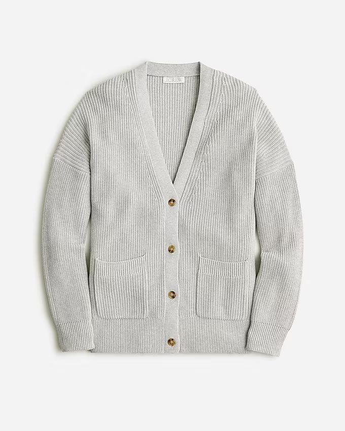 V-neck cotton-blend cardigan sweater | J.Crew US
