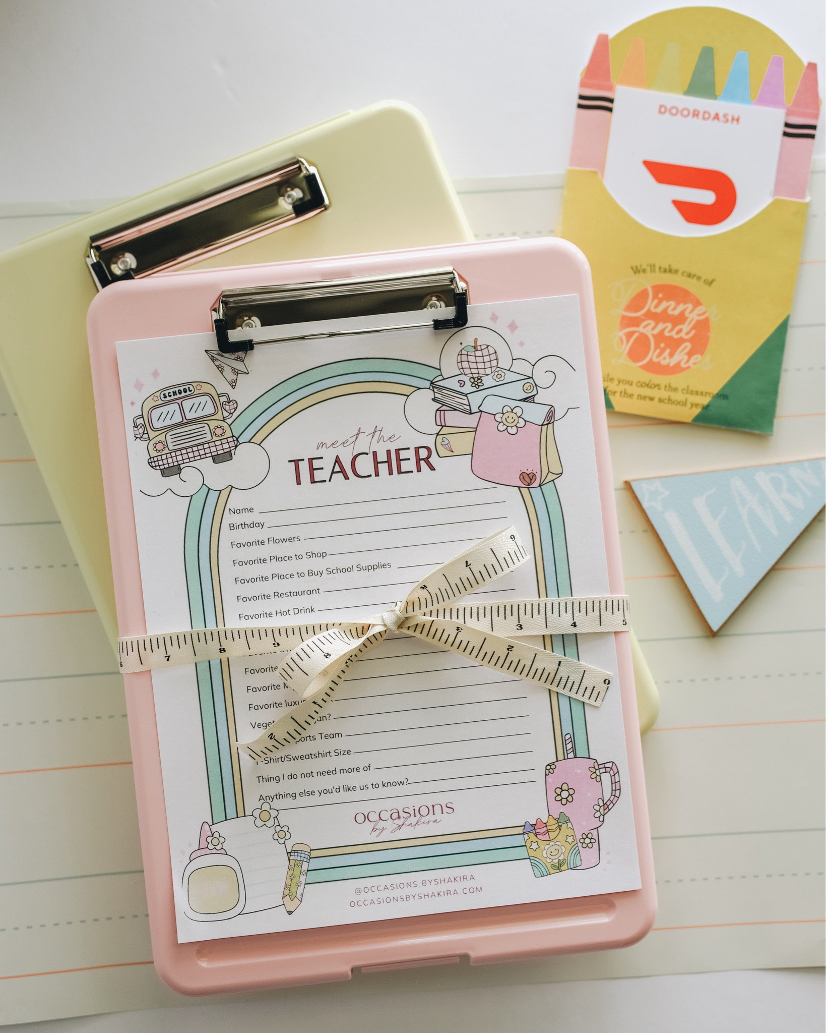 How fun is this teacher gift idea?
Use code SHAKIRA20 on paperware.
Survey is FREE on my blog. #LTKBacktoSchool

#LTKKids #LTKFamily