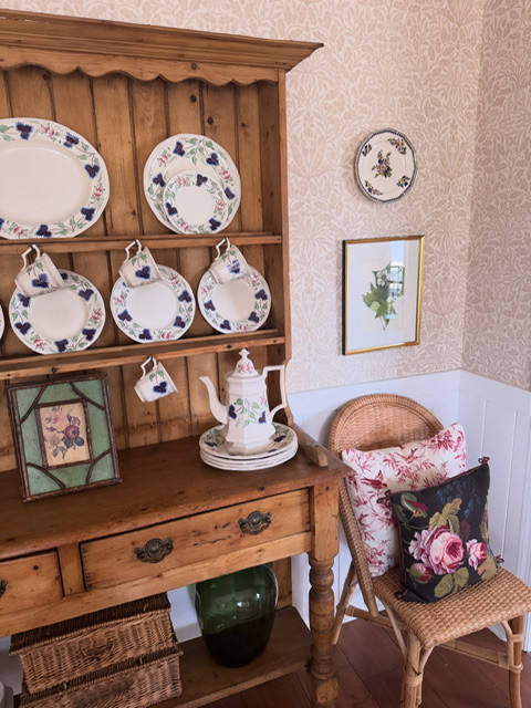 A few colorful plates and a framed botanical are brightening up with January morning. 

 #LTKdayinmylife #LTKSeasonal #LTKHome