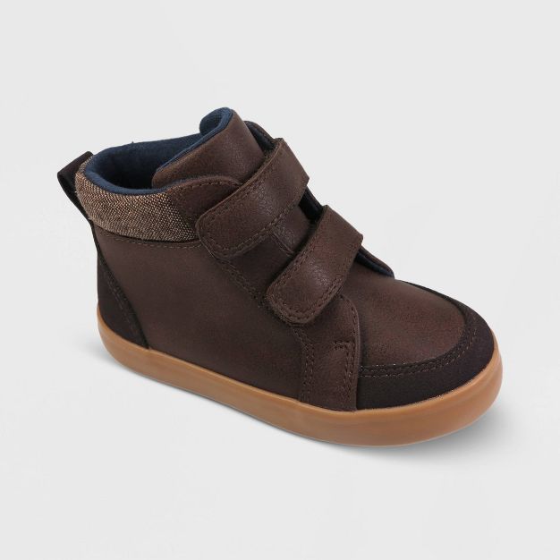 Toddler Boys' Haider Booties - Cat & Jack™ Brown | Target