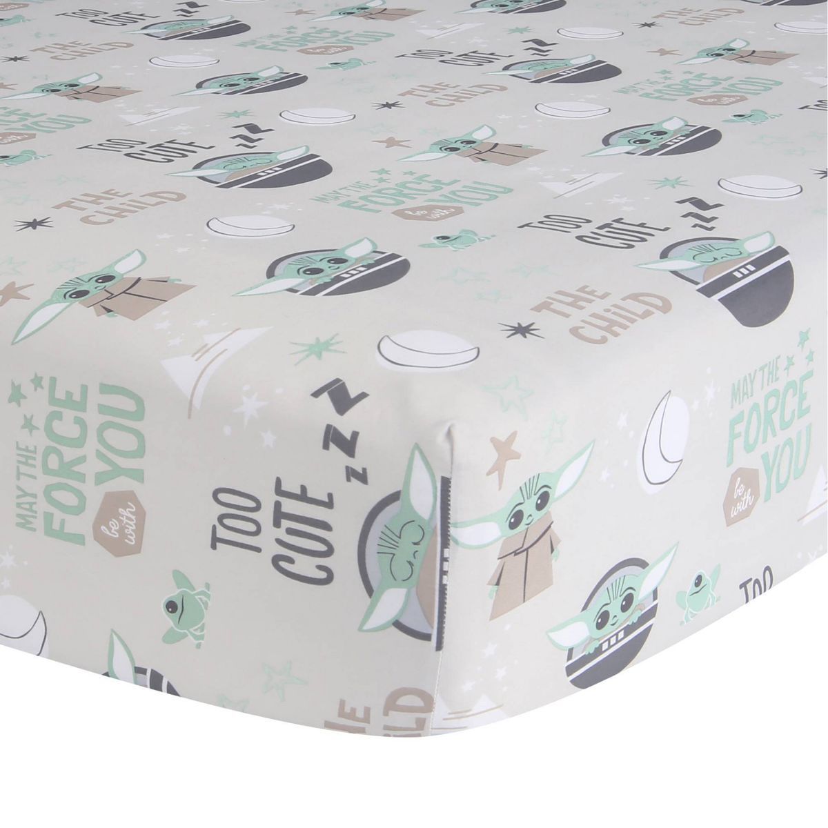 Lambs & Ivy Star Wars Cozy Friends The Child/Baby Yoda Fitted Crib Sheet | Target