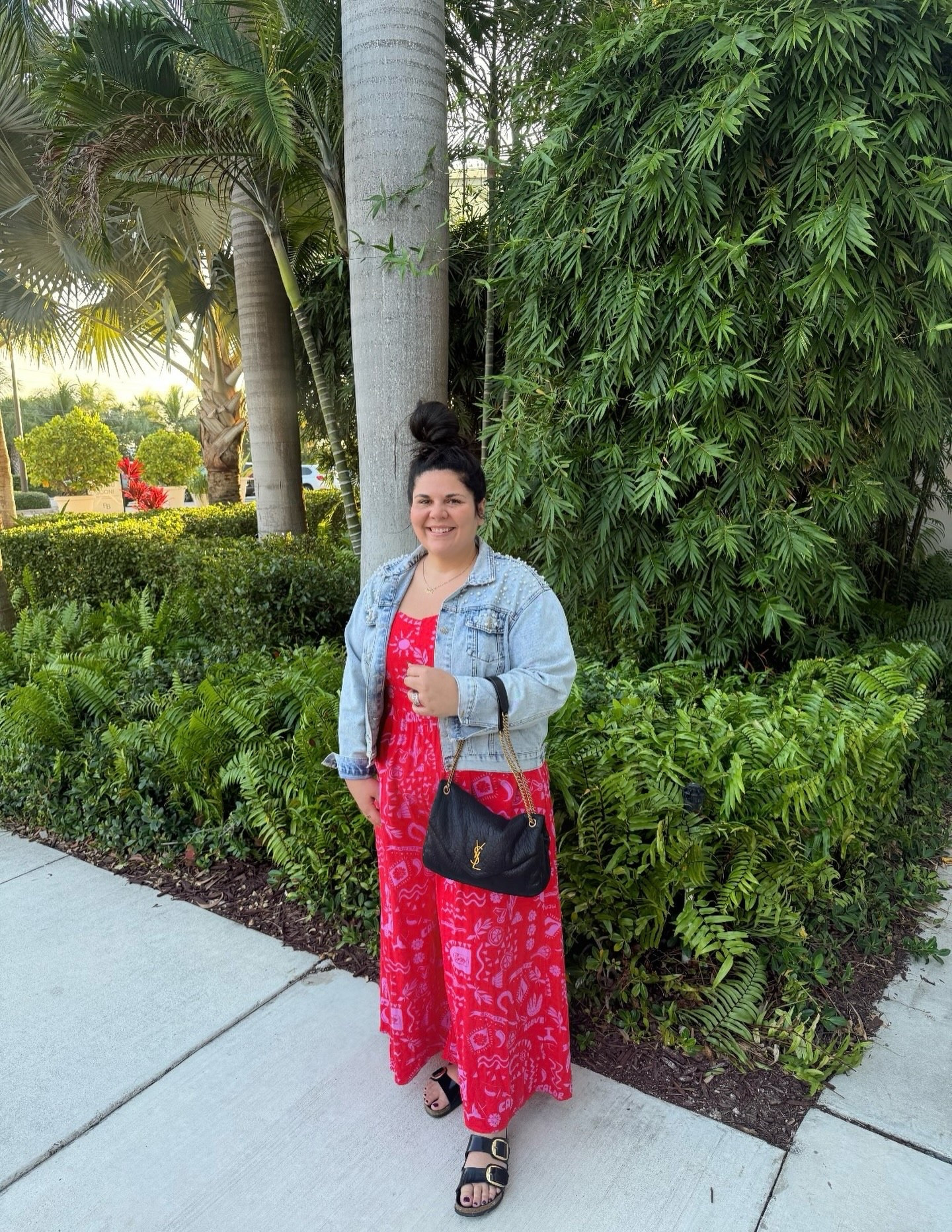 I have certain outfits I just like on vacation and this is one of them! The jumpsuit is fun, the jacket and the shoes can go with several looks and the purse is a classic. You can dress it up depending on the jumpsuit and shoes, too! 

#travelgram #travelootd #vacationootd #floridakeys

#LTKPlusSize #LTKCyberWeek #LTKootd