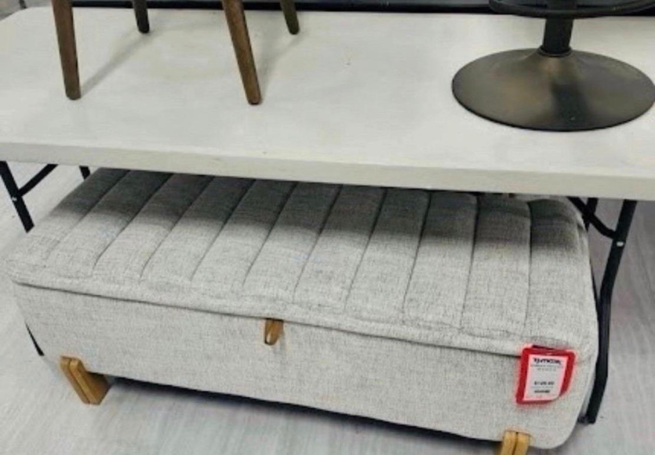 Stop the clutter at the door! Just spotted this stunning textured storage bench and I’m obsessed with the ribbed detailing and those chic light wood legs. It’s the perfect spot to hide away shoes or extra blankets while giving your entryway that high-end, designer feel for a fraction of the price.

#LTKHome