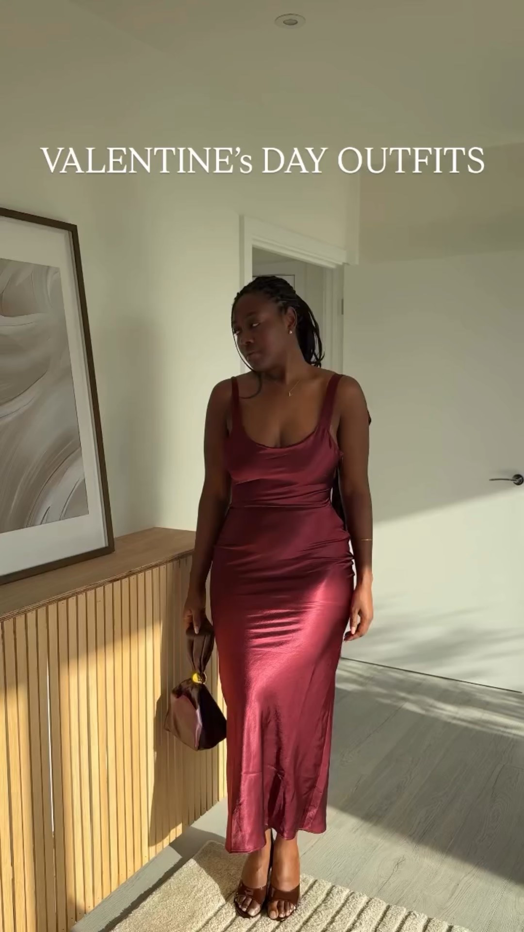 Probably my favourite dress of this series 🥰 gorgeous satin bow detail dress from @nastygal @boohoo #ValentinesDay #dateoutfit #datedress #datenight #eveningdress Valentine’s Day outfit, Valentine’s Day dress, date night outfit, date night dress