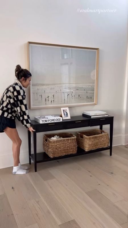 POV you found a luxe console table under   $350 - refreshing our entry way felt so good! Found everything on @walmart #walmartpartner 

#LTKMostLoved #LTKhome #LTKfamily