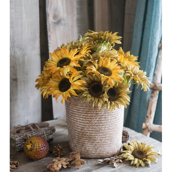 Sunflower Stems, Bushes, And Sprays Arrangement | Wayfair North America